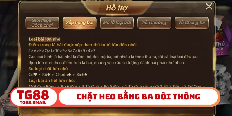 Chặt heo bằng ba đôi thông