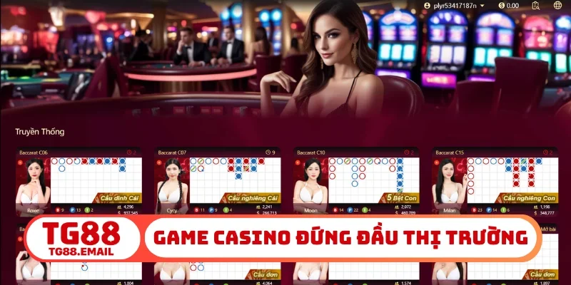 Game casino đứng đầu thị trường