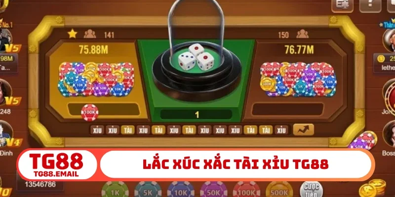 Lắc xúc xắc Tài Xỉu TG88