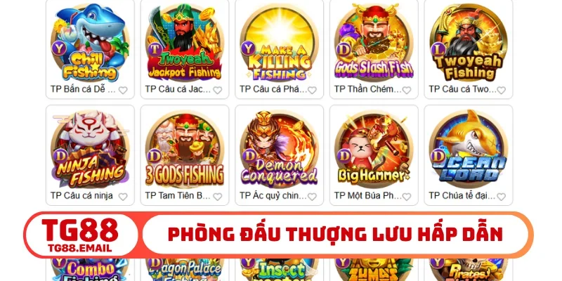 Phòng đấu thượng lưu hấp dẫn