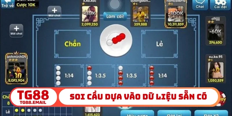 Soi cầu dựa vào dữ liệu sẵn có