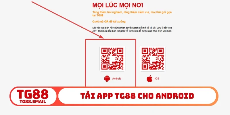 Tải app TG88 cho Android