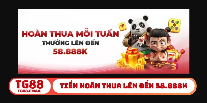 Tiền hoàn thua lên đến 58.888K