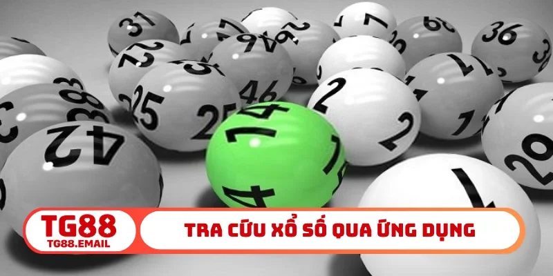 Tra cứu xổ số qua ứng dụng