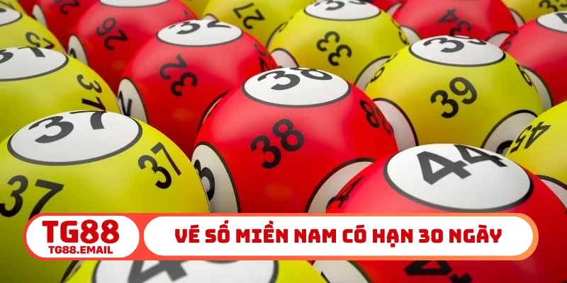 Vé số miền Nam có hạn 30 ngày
